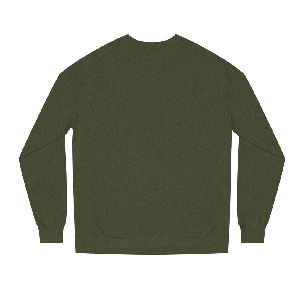 Alien Skull Crewneck Sweatshirt — Neon Green UFO Graphic