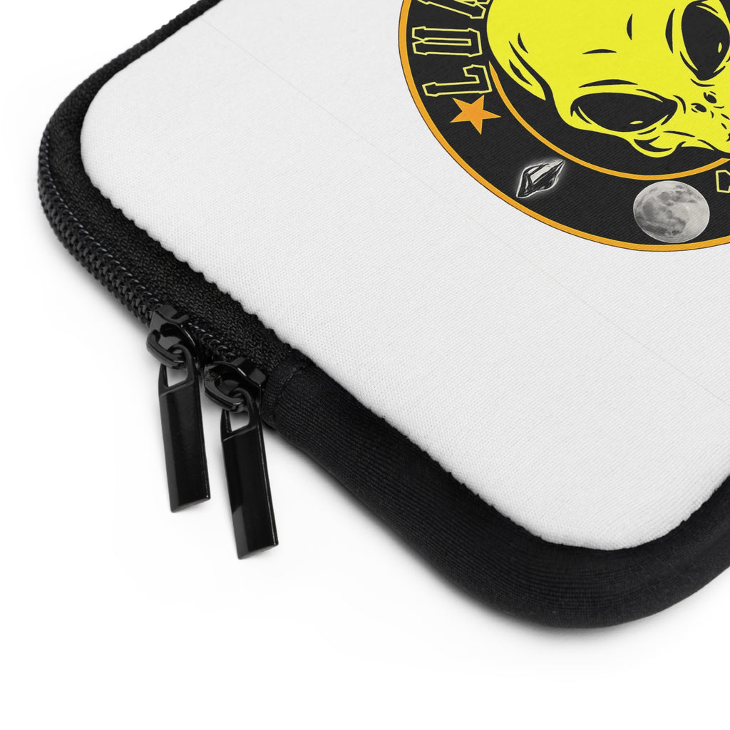 Lunatics Alien Emblem Laptop Sleeve – UFO, Moon & 1111 Tech Protector